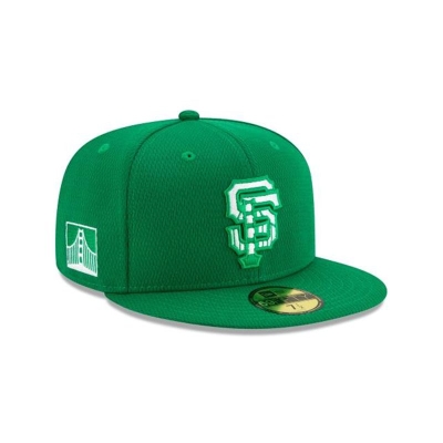 San Francisco Giants Gorra | New Era MLB St Patricks Day 59fifty Fitted Cap Mexico - Verdes